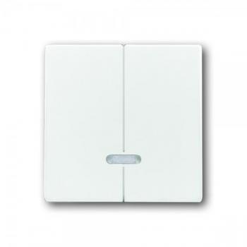 Busch-Jaeger Future Linear Dimmer Control Element with Indicator Light - Studio White