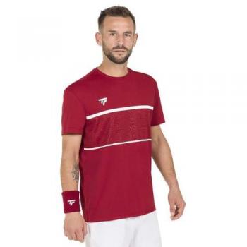 Camiseta Tecnifibre Team Tech de Manga Corta Granate