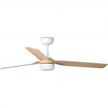 Ventilador de techo con luz DC madera Punt Ø1300mm 33816-20 by Faro Barcelona.