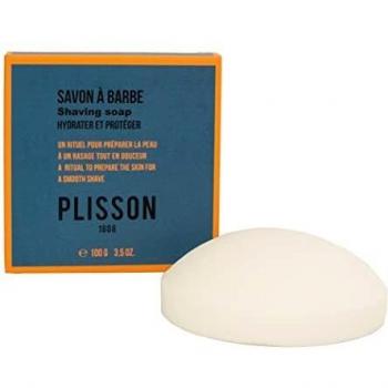 Jabón de Afeitar Plisson 100g - Natural, Hidratante y Sin Titandióxido