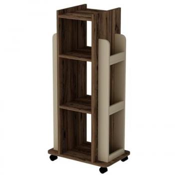 Librería de Nogal Claro Beige 120x40x60 cm