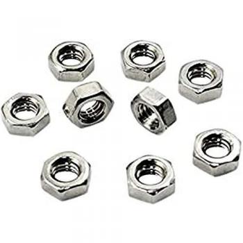 CH Fasteners 0934118 Tuercas Hexagonales DIN 934 M18, Zincado, Set de 100 Piezas