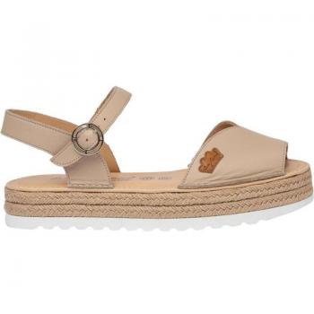 Sandalias de Mujer Nauticas de Piel Serraje EVA 496 Arena