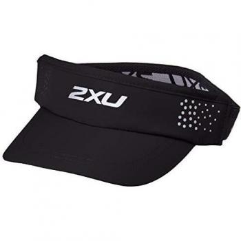 2XU Performance Visor Black, Unisex Adulto, Negro, Estandar