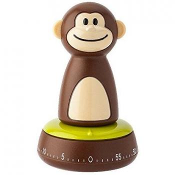 Joie Monkey Minutero Cocina, Marrón, 6 x 6 x 10 cm