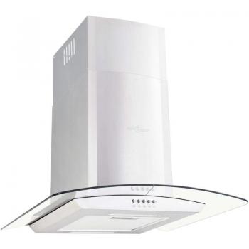 Campana extractora de pared 60 cm acero inoxidable 756 m³/h 3 velocidades LED