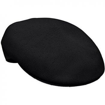 Kangol Tropic 504 Black Beret Hat for Men, Size L