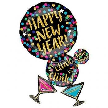 Amscan International – 3399901 Martini burbuja Foil Balloon