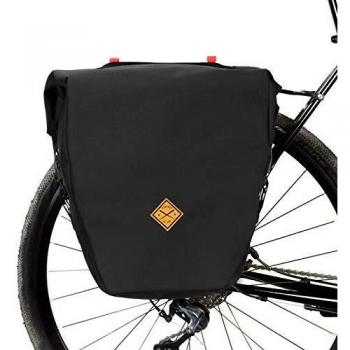 Alforja Grande Restrap 22L Negra - Impermeable y Ajustable
