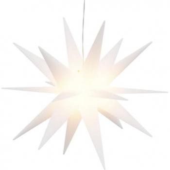 Lámpara de Navidad Plegable con LED, Adorno Navideño Blanca 43 cm