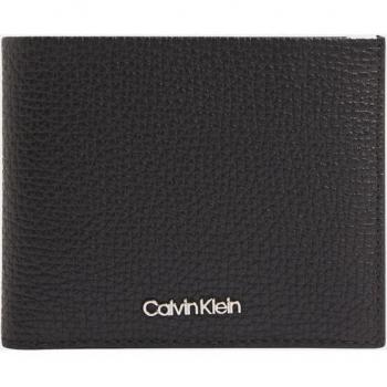 Calvin Klein Minimalism K50K509616 Cartera de Piel Negra para 5 Tarjetas con Monedero