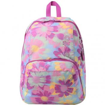 Mochila Juvenil Rosa Shera Ometto con Diseño Moderno y Poliéster Resistente
