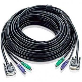 Aten 2L-1010P/C 10m PS/2 KVM Cable for Keyboard, Video, and Mouse