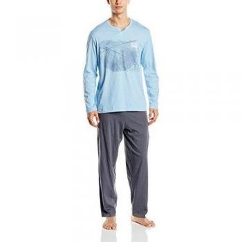 Athena PYJAMA LONG DROIT-Conjunto ropa deportiva Hombre    Bleu