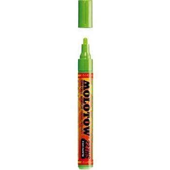 Marcador Permanente Molotow One4All 227HS Recargable Punta de 4mm Verde Neón Fluorescente