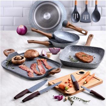 Bateria de cocina 8 piezas Dina con juego Sarténes Daimiel