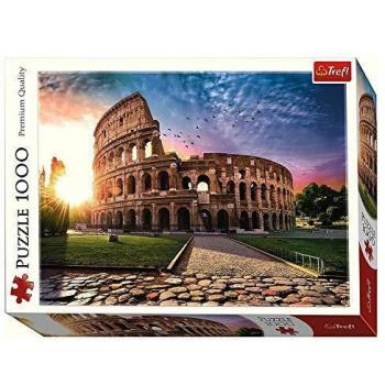 Trefl 1000-Piece Puzzle - Sun-Drenched Colosseum, Rome