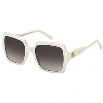 Marc Jacobs Ivory/Brown Shaded Sunglasses, Female, Brown, Size: 55 MM