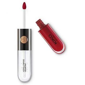 KIKO Milano Unlimited Double Touch 106 | Barra de labios líquida en 2 pasos, acabado luminoso. Hasta 12 horas de duración. Base de color no-transfer