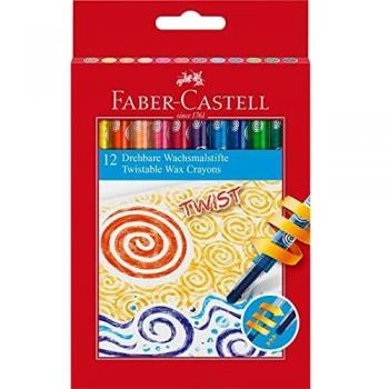 Estuche 12 Ceras Faber-castell Giratorias Twist