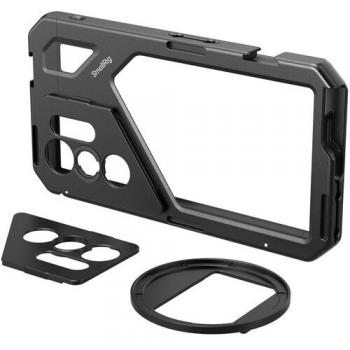 SmallRig Samsung Galaxy S24 Ultra Mobile Video Cage Kit with T-Mount and 67mm Filter Compatibility