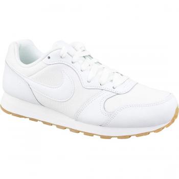 Nike MD Runner 2 Flrl (GS), Zapatillas de Atletismo para Mujer, White/Gum Light Brown 000, 36.5 EU