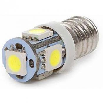 Bombilla de LEDs E10 12VDC 1W 5 X SMD5050