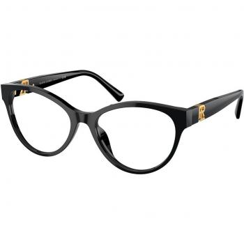 Ralph Lauren RL6238U 5001 Women’s Eyeglasses Black Size 54 - Blue Light Block Available