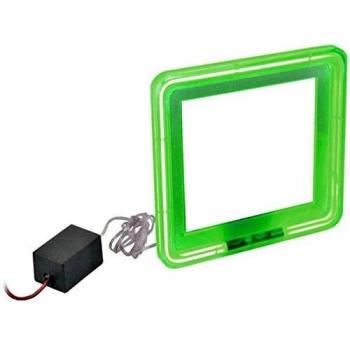 CORNICE PER TARGA NEON PORTATARGA LUCE VERDE CONTORNO GREEN PLATE BORDER LIGHT