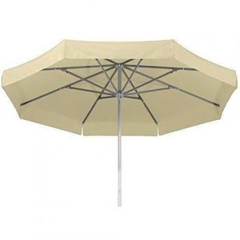 Schneider 108-02 - Sombrilla gigante, natural, 300 cm ø, 8 piezas, redondo