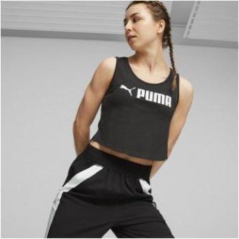 Camiseta de tirantes de entrenamiento Puma Fit Skimmer para mujer en color negro