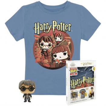 Harry Potter Trio - Pop! & Camiseta Hombre ¡Funko Pop! Standard 122/128