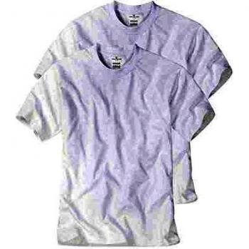 Camiseta de Hombre Tom Tailor Lucky T - Paquete de 2, Media Manga, Cuello Redondo, Lisa, 100% Algodón, Tamaño L
