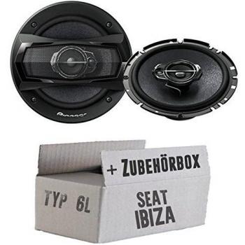 Seat Ibiza 6L Front Heck - Pioneer TS-A1733i 17cm 3-Wege Lautsprecher - Einbauset