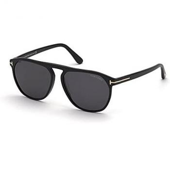TOM FORD FT0835-01A SUNGLASSES, Stylish Jasper-02, Black male, Size: 58 MM
