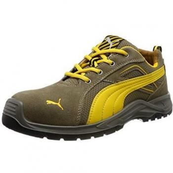 Puma - Calzado de protecciÃ³n de Piel para hombre, color marrÃ³n, talla 41 EU