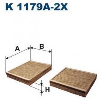 Filtron K1179A-2x Calefacción para Automóviles