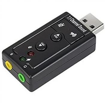 Dynamode USB-SOUND7 - Tarjeta de Sonido Externa