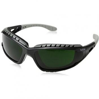 TRACKER - Montura nylon negro - patillas rectas con cinta elástica - PC soldadura tintado 5 anti-rayaduras - funda microfibra gratuita