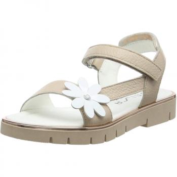 Unisa Nilet_mm, Sandalias con Punta Abierta Niñas, Rosa