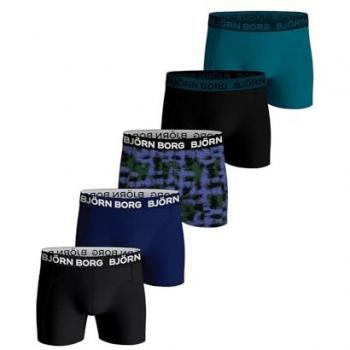 Björn Borg Cotton Stretch Boxer Shorts 5 Pack Men Multicoloured, Size: XL