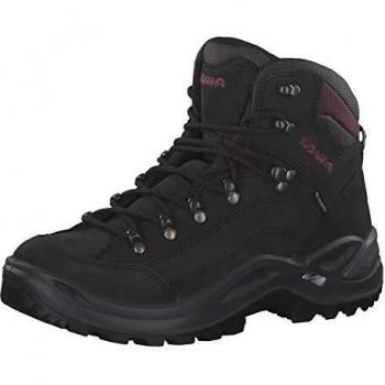 Lowa Schuhe Renegade GTX Mid Schwarz-Bordeaux