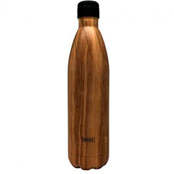 Botella Doble Pared de Madera 1L