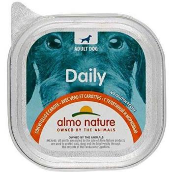 Almo Nature Daily Menu Wet Dog Food with Veal and Carrots - 100g