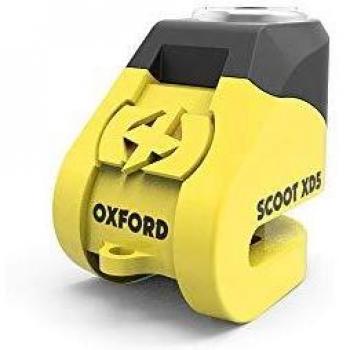 Motorcycle Oxford Scoot XD5 Disc Lock Yellow