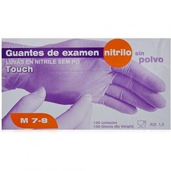 GUANTES NITRILO MEDIANO 100UDS