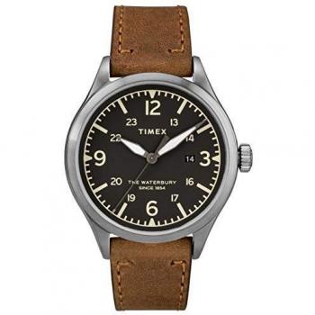 Timex Mens Analogue Classic Quartz Watch with Leather Strap TW2R71200