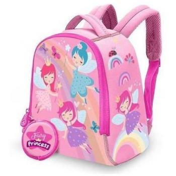 Mochila + Monedero Hada Neopreno 25cm Pack de 4