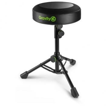 Gravity FD SEAT 1 Adjustable Height Round Foldable Musicians Stool