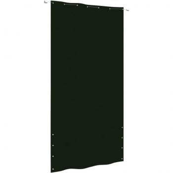 Toldo pantalla para balcón tela oxford verde oscuro 140x240 cm
